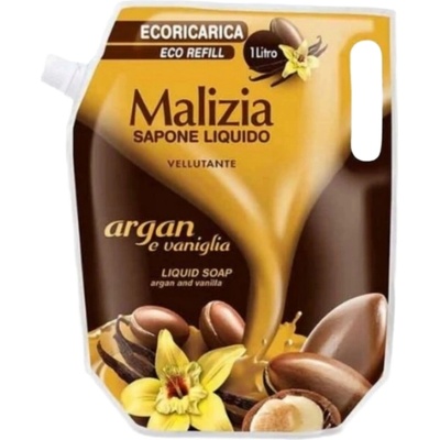 Malizia tekuté mydlo náhradná náplň argan & vanilka 1000 ml