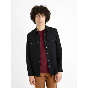 Celio Черна дънкова риза с модерна кройка Celio Cadenlo Celio | Cheren | МЪЖЕ | S