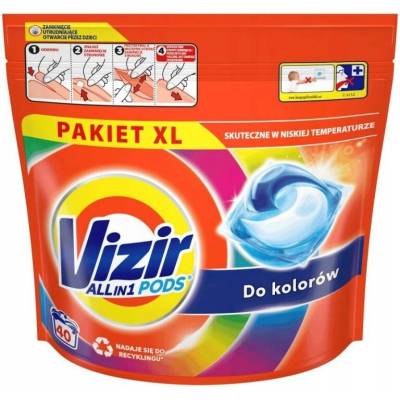 Vizir All in1 Color Kapsle na praní 40 PD