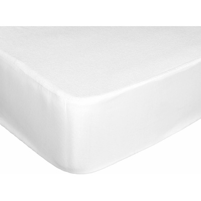 Forbyt Prostěradlo froté s gumičkou Matracový chránič nepropustný bílý 160x200