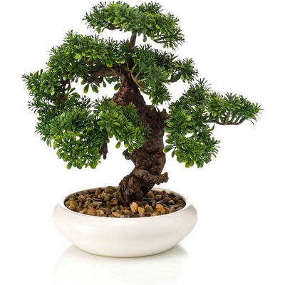 Umělý Bonsai Ficus v misce, 37cm