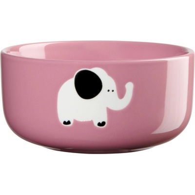 ASA Selection Porcelánová miska BUDDIES růžová se slonem 300 ml