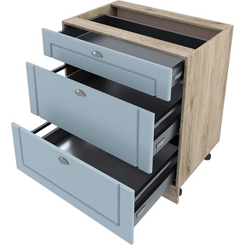 ИРИМ Долен кухненски шкаф Сити АРФ-Деним мат-06-55 80 см