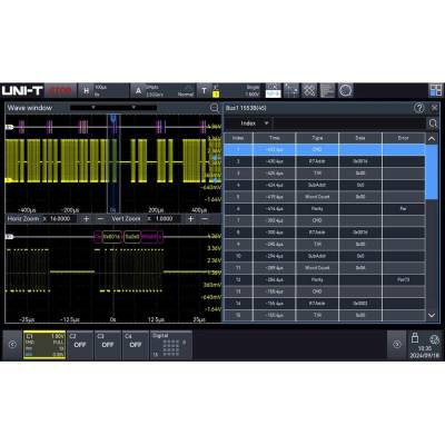 Uni-T MSO3000HD-MIL1553 software upgrade