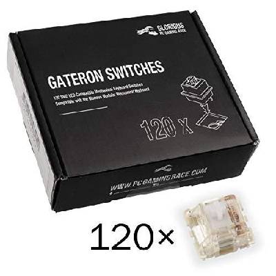 Суичове за механична клавиатура Glorious Gateron Clear 120 броя (GL-KEY-GAKC-051)