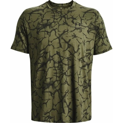 Under Armour Men's UA Rush Energy Print Marine OD Marine OD Green/Black XS Фитнес тениска (1376792-390-XS)