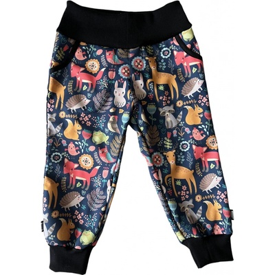 Softshellové kalhoty s microfleecem naše louka Modrá