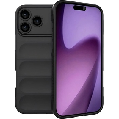 Gigapack iPhone 17 Pro GIGAPACK Силиконов протектор за телефон, удароустойчив, 3D, ЧЕРЕН GP-173633 (GP-173633)