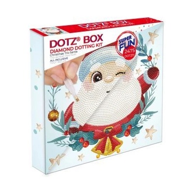 Diamond Dotz Diamond Dotz: комплект за изработване на картини Dotz Box - Дядо Коледа