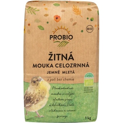 Probio Mouka žitná celozrnná jemně mletá BIO 1 kg EXP.20.9.2026