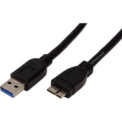 Roline 11.02.8872 USB 5Gbps, USB3.0 A(M) - microUSB3.0 A(M), 0,8m, černý