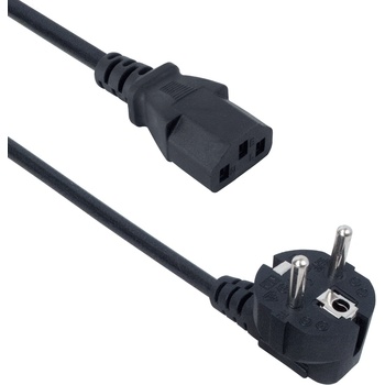 DeTech Захранващ кабел DeTech За компютър 1.5m CEE 7/7 - IEC C13 (18043)