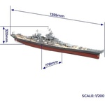 Occre USS Missouri 1: 200 комплект