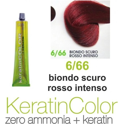 BBcos Keratin Color barva na vlasy 6/66 100 ml