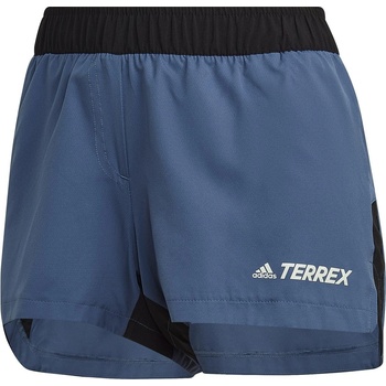 adidas Дамски къси панталони Adidas Terrex Trail Running Shorts Womens Short - Blue