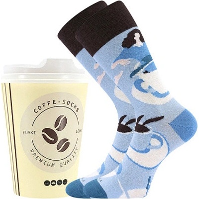 Lonka trendy ponožky Coffee socks vzor 7 dámská