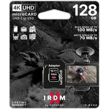 GOODRAM microSD UHS-I U3 128GB IR-M3AA-1280R12