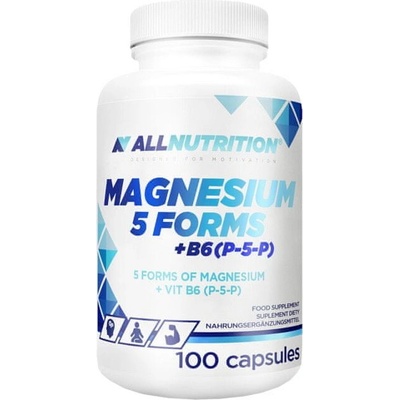 Allnutrition Magnesium 5 Forms + B6 P-5-P 100 kapslí