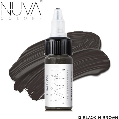 Nuva Colors 13 Black N Brown 15 ml