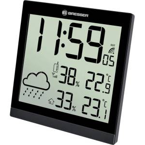 Bresser Електронна метеостанция Bresser TemeoTrend JC LCD RC, черна