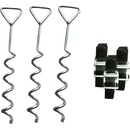 Marimex Sada kotvicí s kovovou sponou (3 ks vrtáků) - trampolína