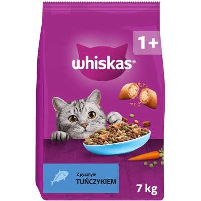 WHISKAS Adult suché krmivo pro dospělé kočky s tuňákem 7 kg