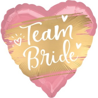 Team Bride balónek foliový růžový