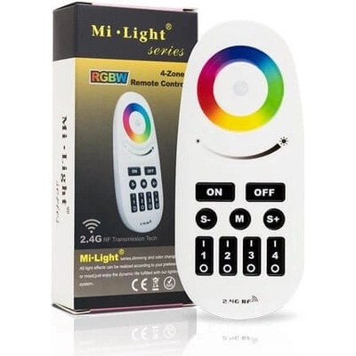 RF ovladač Mi-Light ML095 pro RGB/RGBW LED pásky 4-zónový