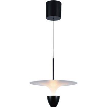 Image 1 of V-TAC 9W LED Висяща Лампа (30x300x1370MM) Бяло + Черно Тяло 3000K Регулируема - 23101 (23101)