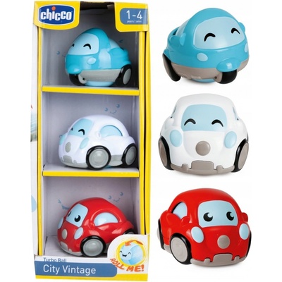 CHICCO Mini autíčka Vintage 3ks