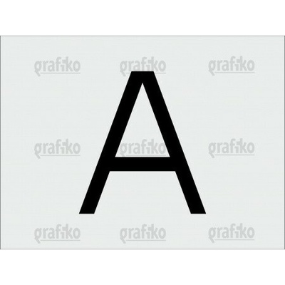 Grafiko | reflexní cedule "A" - Materiál Reflexní fólie, Rozměr 400x300mm