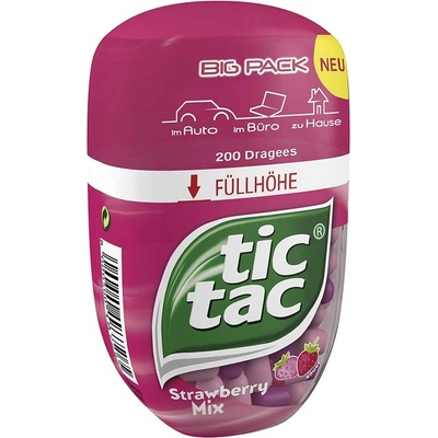 Ferrero tic tac jahodový mix Big Pack 98 g