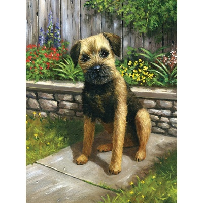 Royal Langnickel Malování podle čísel 22x30 cm - Štěně s černým čumákem