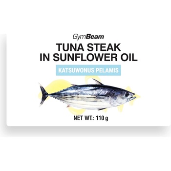GymBeam Стек от риба тон в слънчогледово олио 110 g