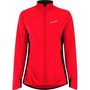 Löffler Дамско синтетично яке Löffler Women's Iso-Jacket Elements CF PL60 Synthetic jacket - Red - размер 40 (EU) (104-6025-0513)