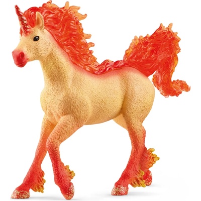 Schleich Фигурка Schleich Bayala - Огнен еднорог, жребец (70756-67237)