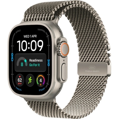 Apple Watch 49mm milánský tah z přírodního titanu - Small MK0A4ZM/A