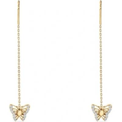 Savicki náušnice žluté zlato B-K-K0364-00137-585-Z