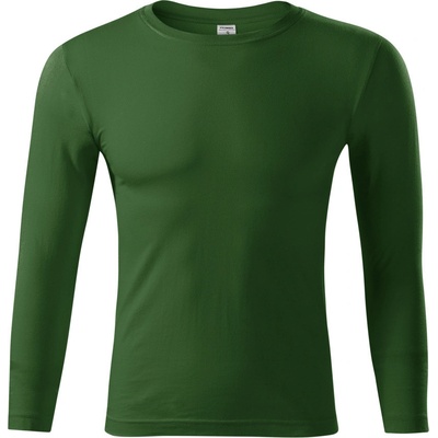 Piccolio Progress LS Unisex triko P7506 fľaškovo zelená