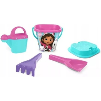 Wader Wader: Пясъчник комплект с куклена къща Габи - 5 части (82141)