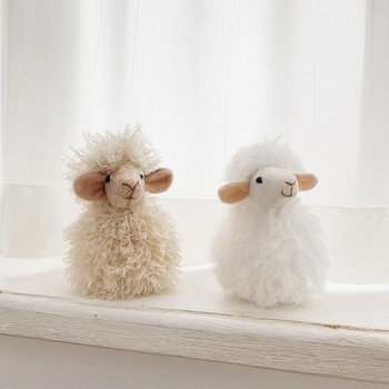 Wikholm Form Textilní ovečka 15 cm Bílá