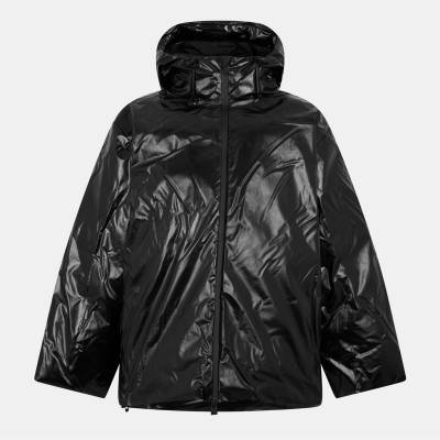 RAINS Men's Sibu Vision Waterproof Insulated Rain Anorak - Black 01