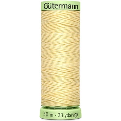 Nit PES Gütermann JEANS - extra silná 30 (30m) barva 325 - žlutá