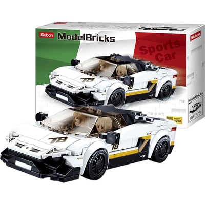 Sluban B0957 Bílý italský sporťák