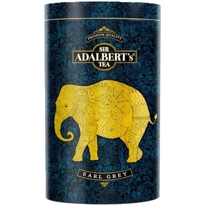 ADALBERT'S Čierny cejlónsky listový čaj EARL GREY so slonom 100 g
