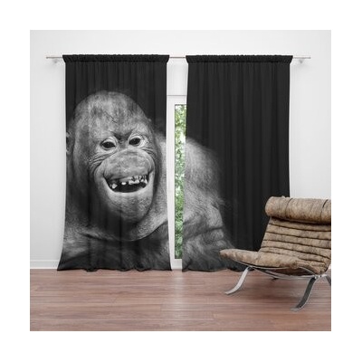 Sablio Závěsy Orangutan: 2 ks - 140x250 cm - Sablio
