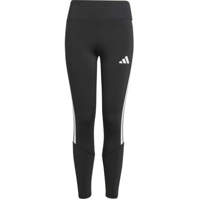 adidas dievčenské legíny TRAIN ESSENTIALS 3-STRIPES čierna biela