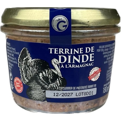 Gourmet Partners Krůtí terina s Armagnacem, 180 g