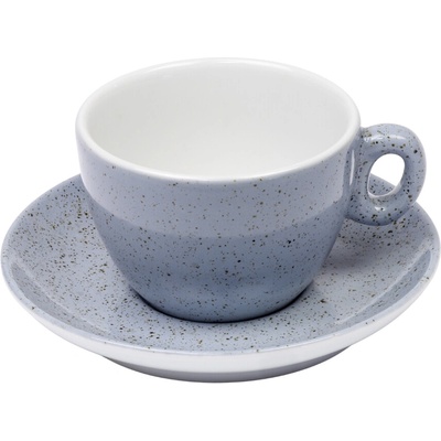 SABBIA modrá šálka s podšálkou na CAPPUCCINO 170 ml