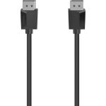 Hama Кабел Displayport 1.2, Ultra-HD 4K, 21.6Gbit/s, 0.75м (200695) - caretech
